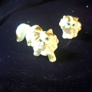 Porcelain Cat Figurines